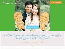 Tablet Screenshot of parkerscrazycookies.com